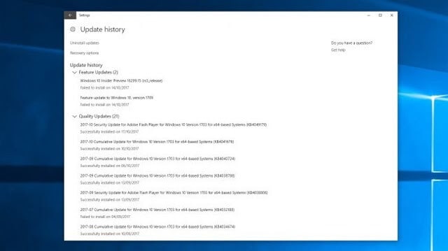 Khắc Phục Các Lỗi Cơ Bản Khi Cập Nhật Windows 10