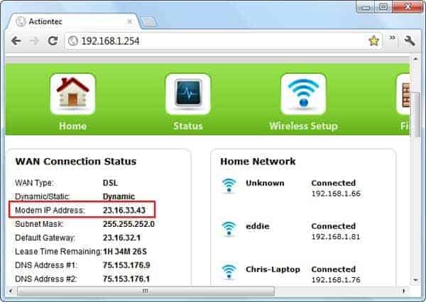Cách 2: Check địa chỉ IP mạng bằng cách truy cập trang quản trị của Router