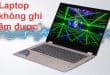 lỗi laptop không thu được âm thanh