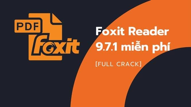 Phần mềm đọc file pdf Foxit Reader