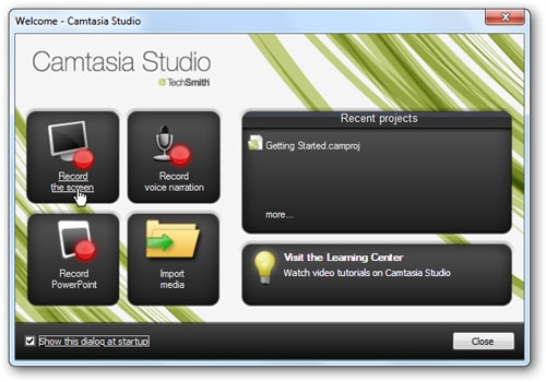 Phần mềm chụp màn hình máy tính Camtasia Studio