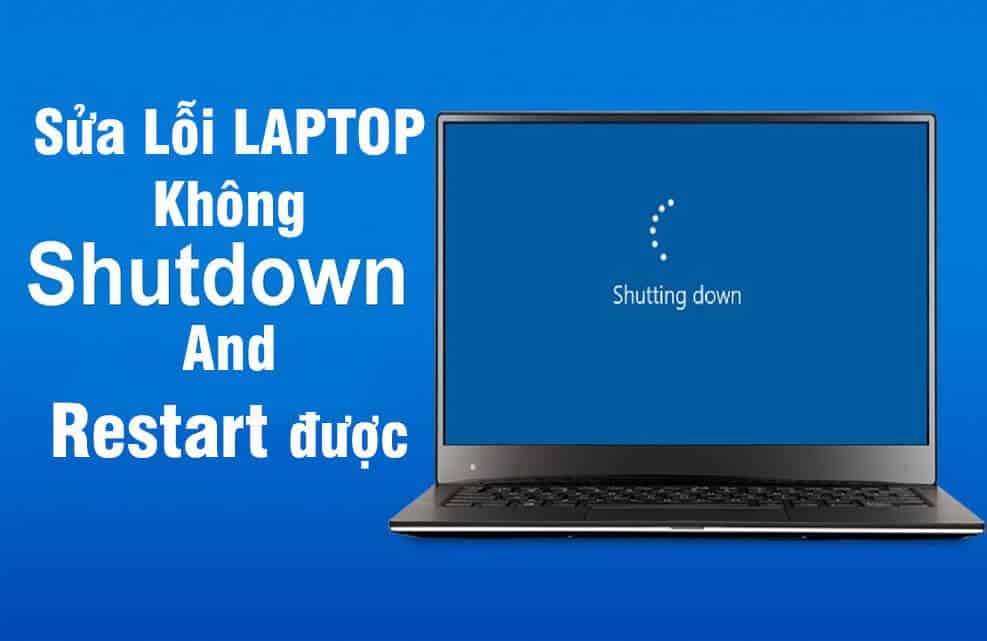 máy tính không thể shutdown