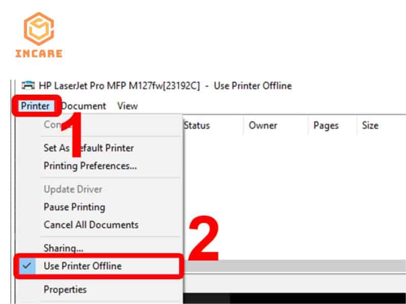 Nguyên nhân máy in bị lỗi offline