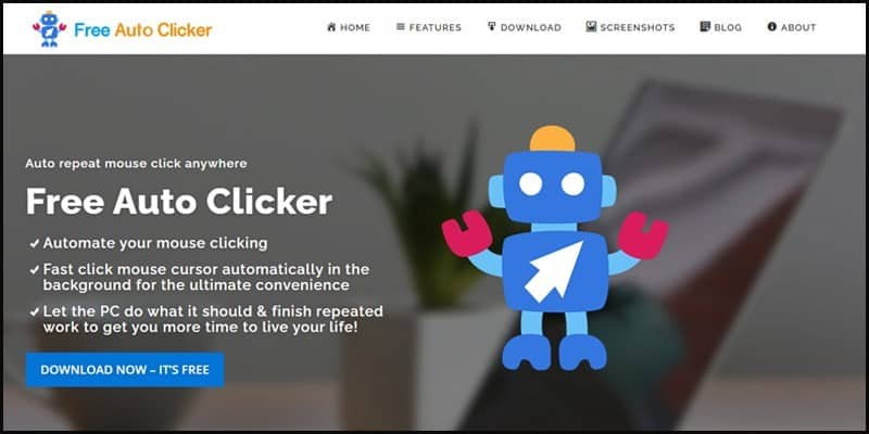 Phần mềm Free Auto Clicker