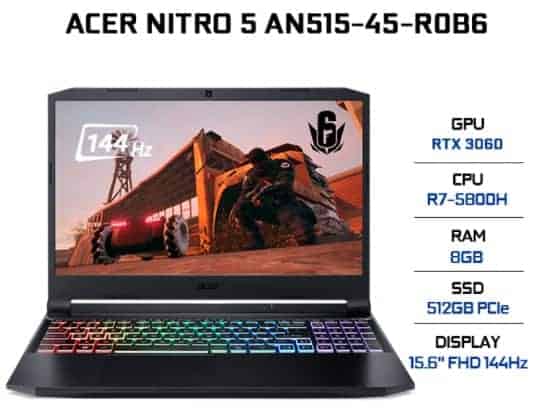 Acer Nitro 5 AMD AN515-45-R0B6 NH.QBCSV.001