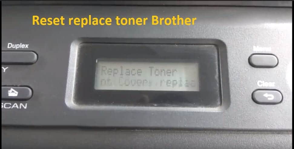 Máy in Brother lỗi replace toner