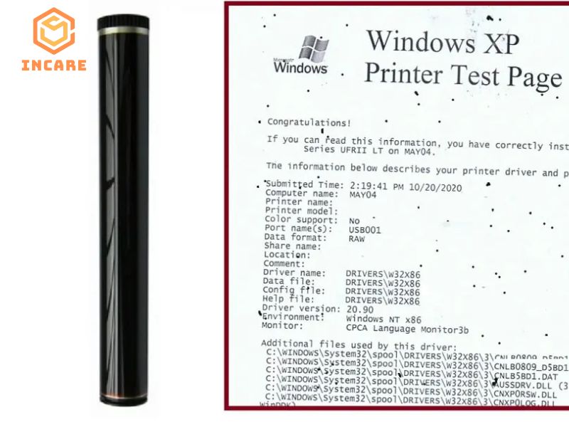 Máy In Fuji Xerox In Có Nốt Chấm Đen