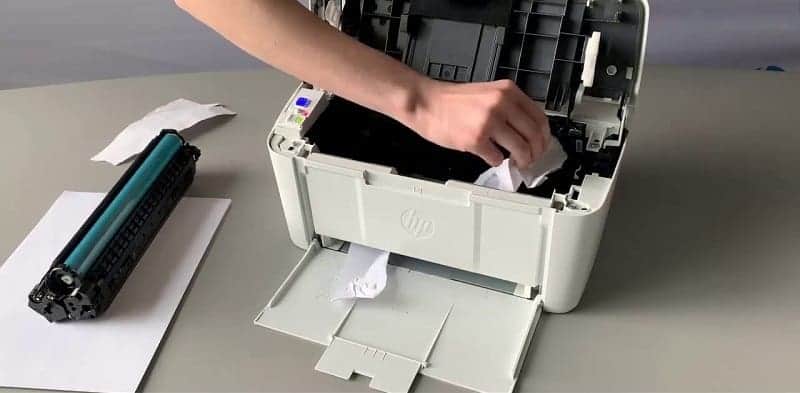 lỗi máy in bị kẹt giấy